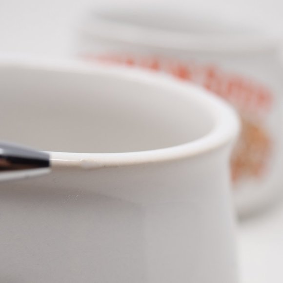 2 Vintage Tomato Chicken Soup Recipe Mug Bowl Set Ingredients 70s Comfort Food - Picture 5 of 14